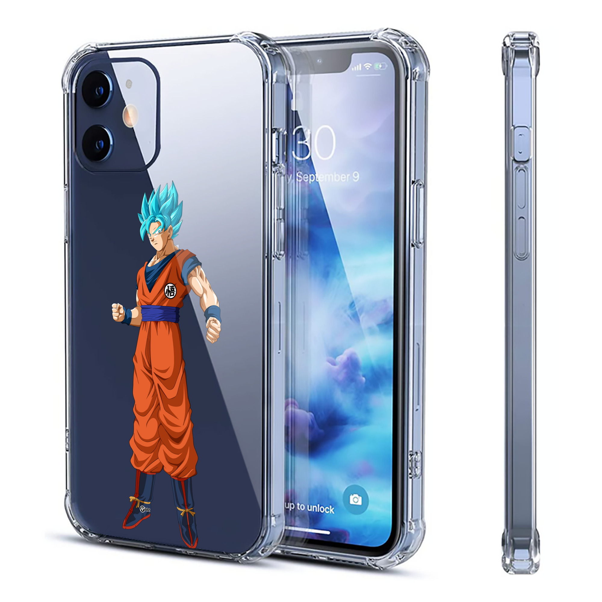 （画像用） ドラゴンボール 孫悟空（そん ごくう）Son Goku カカロット DRAGON BALL Kakarotto 【iPhone 12シリーズ対応】透明スマホケース（クリアソフトケース）